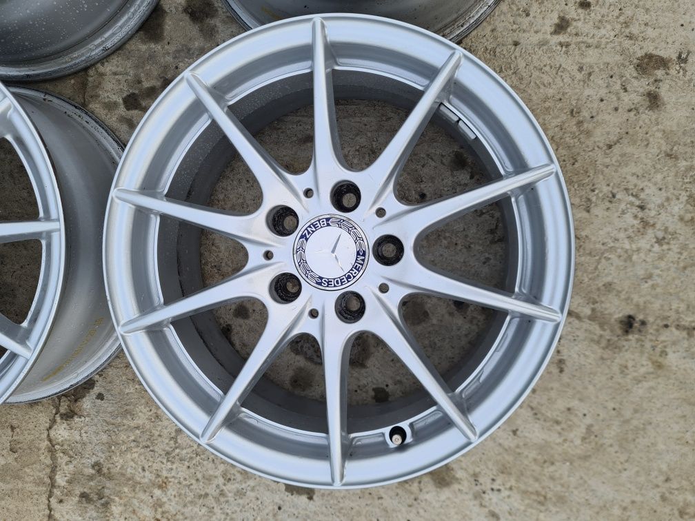 Set 4 Jante Aliaj originale Mercedes-Benz R16 5x112 Stare Impecabila!