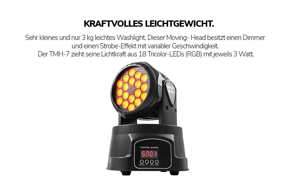 RGB Led Moving Head DJ Диско осветление сценична светлина за парти