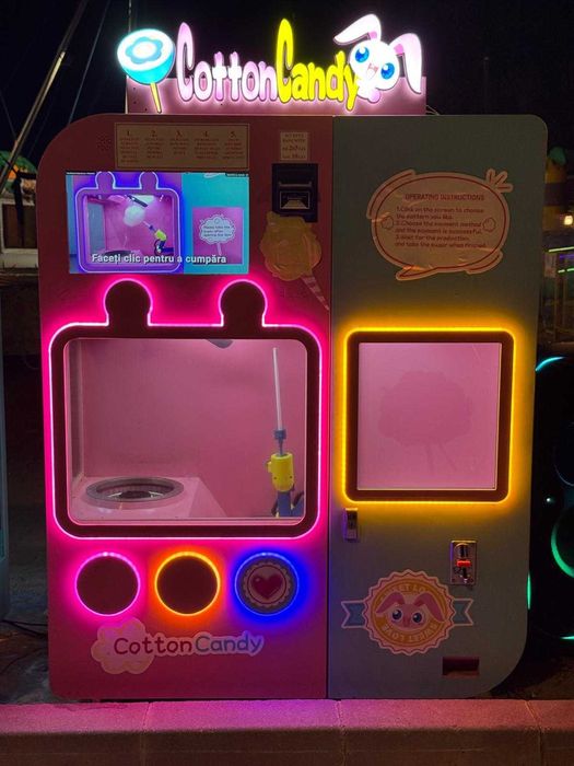 Mașină automată vată pe băț – Cotton Candy Robot