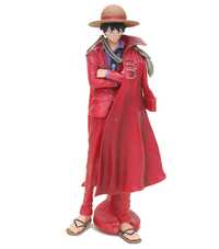 Figurine One Piece Luffy 25 cm anime red