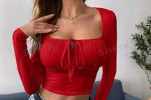 Crop top cu bust