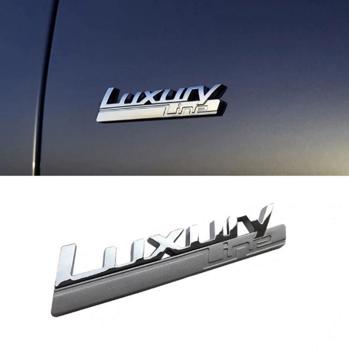 Embleme Luxury line, Sport line pentru aripa BMW