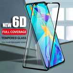 5D Стъклен протектор за Huawei P40 Lite P30 P20 Y5 Y6 Y7 2019 Pro Mate