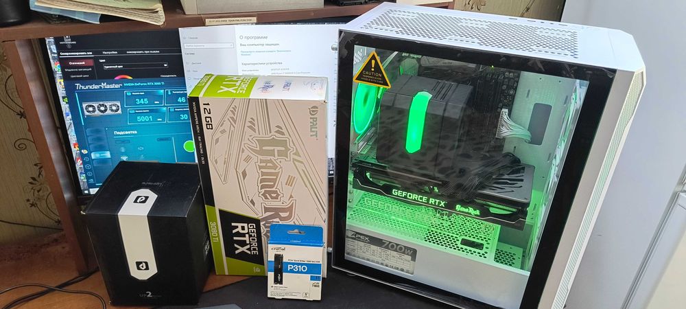 Ryzen 7 5800X3D RTX 3080Ti - 12gb DDR4 - 32гб SSD M-2-1000гб