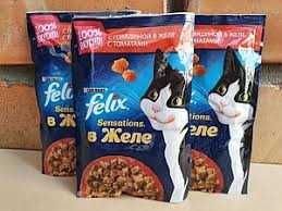 Felix (Феликс) - Влажный корм для кошек, пауч 75 г