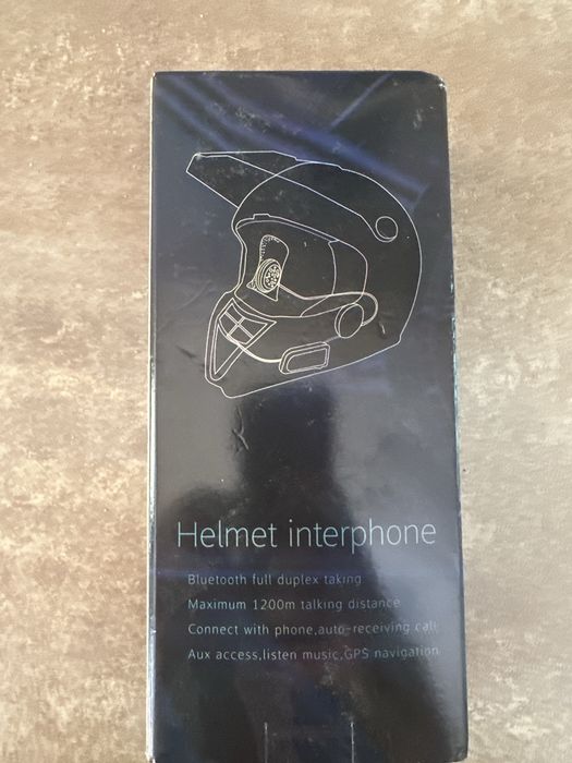 Set intercom casca moto