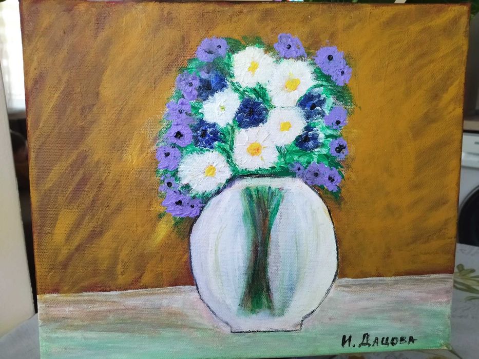 Картина на красиви цветя