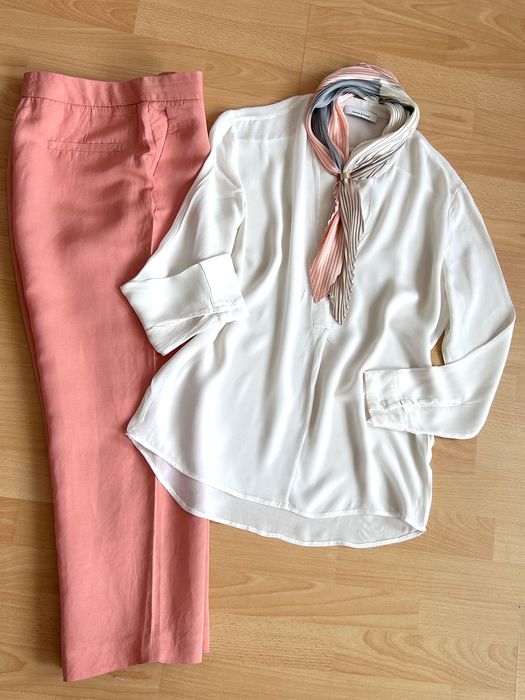 Massimo Dutti панталон & копринена туника Samsoe & Samsoe