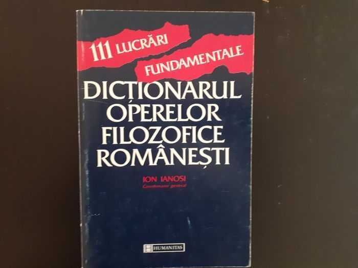 Dicționarul operelor filozofice romanesti