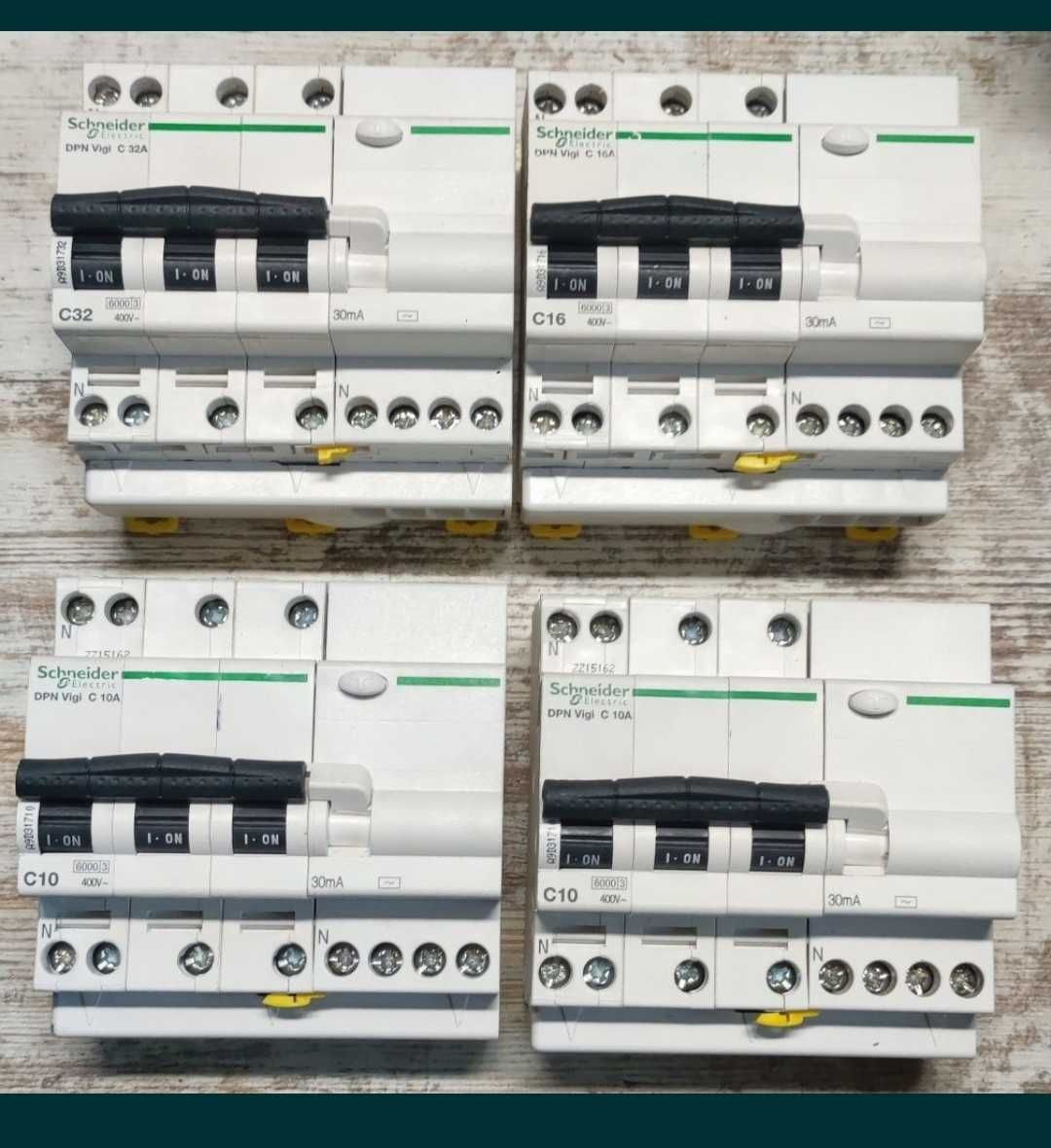 SCHNEIDER Siguranta trifazica 3P+n RCBO 16A 32A 10A