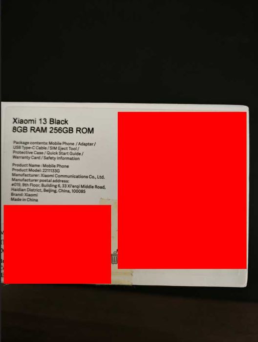 Xiaomi 13 Black 8/256