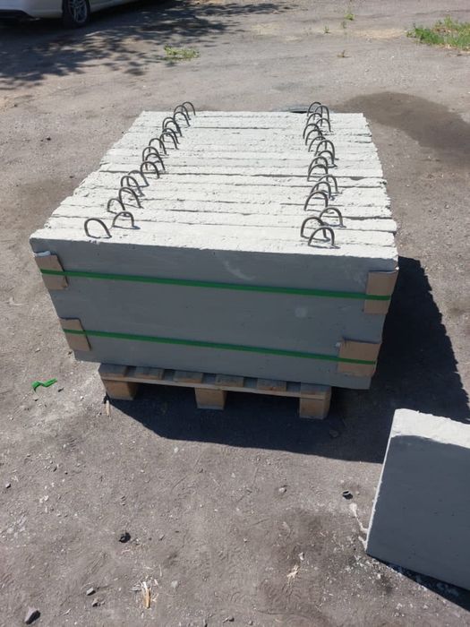 Бетонные плиты 1000:500:60