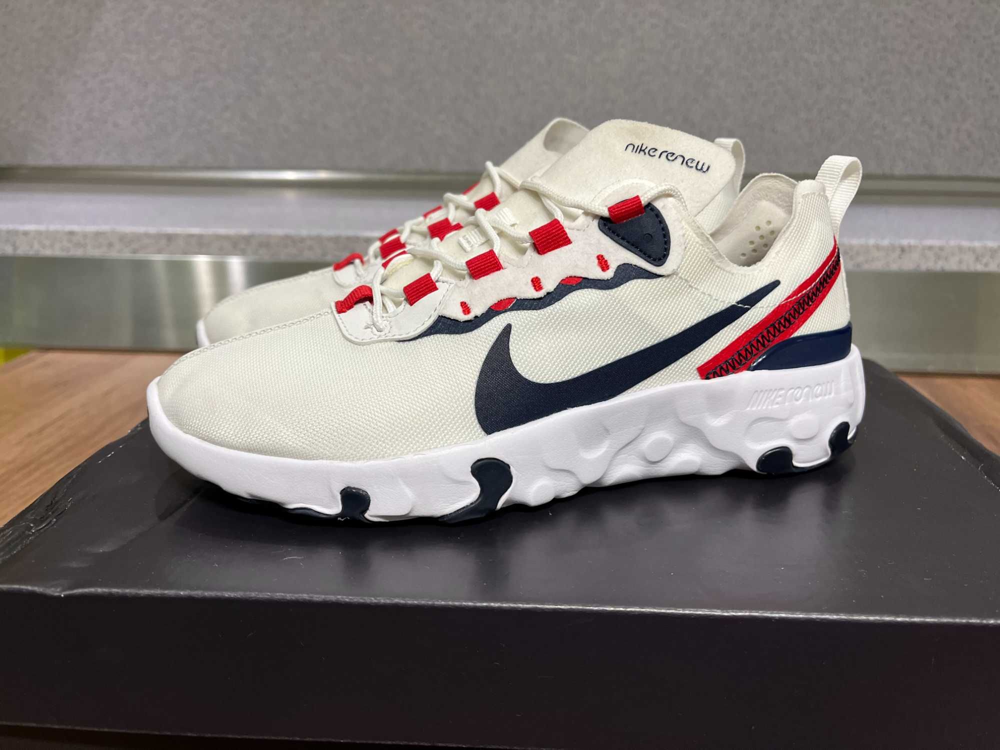 ОРИГИНАЛНИ *** Nike Renew Element 55 / White /University Red /Platinum