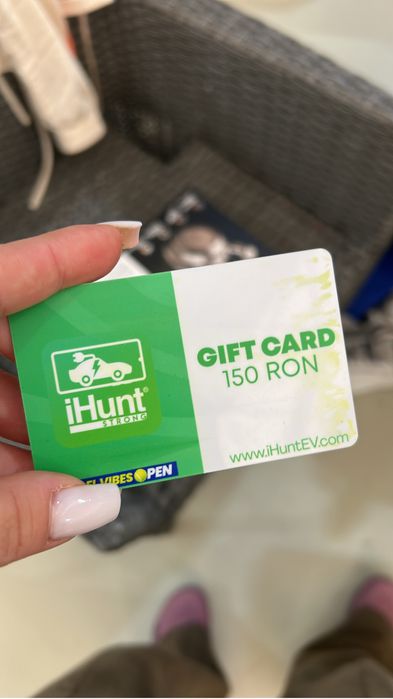 Gift card masina electrica