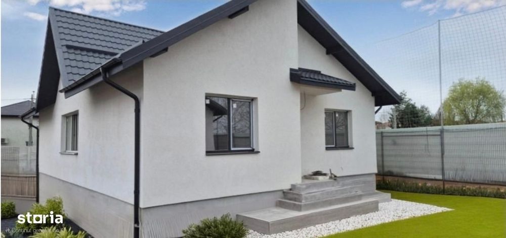 Domnesti | Casa 137m2 | 4 Camere | parter cu placa beton |412 m2 teren