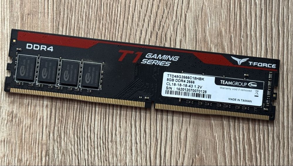 Продавам RAM T-Force Gaming DDR4 - 8GB