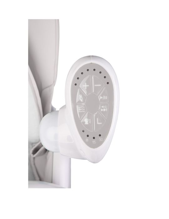Scaun de masa cu leagan electric Caretero INDIGO 2 in 1 Light Grey