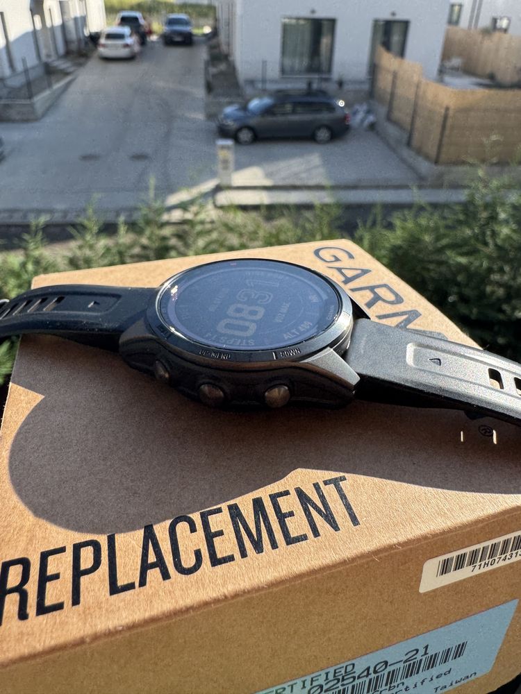 Garmin Fenix 7s Sapphire Solar Black