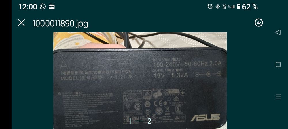 Încărcător laptop: Asus, HP, Dell, Acer, Toshiba, Samsung