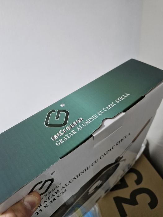 Tigaie grill + capac Grunberg