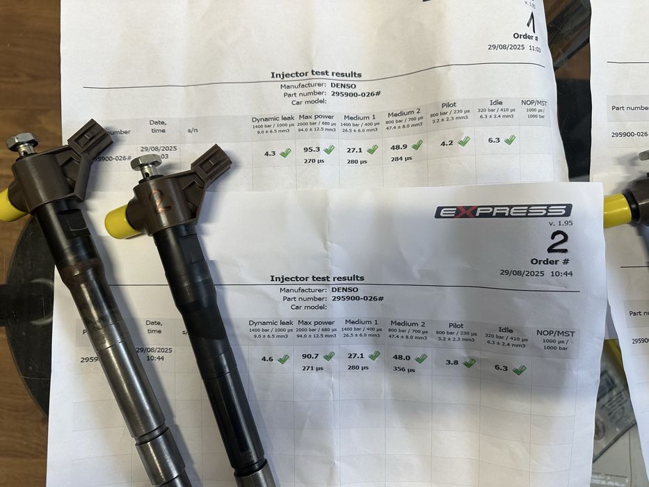 Дюзи стендовани комплект за Мазда 2.2 skyactive след 2012г.!SH01-13H50