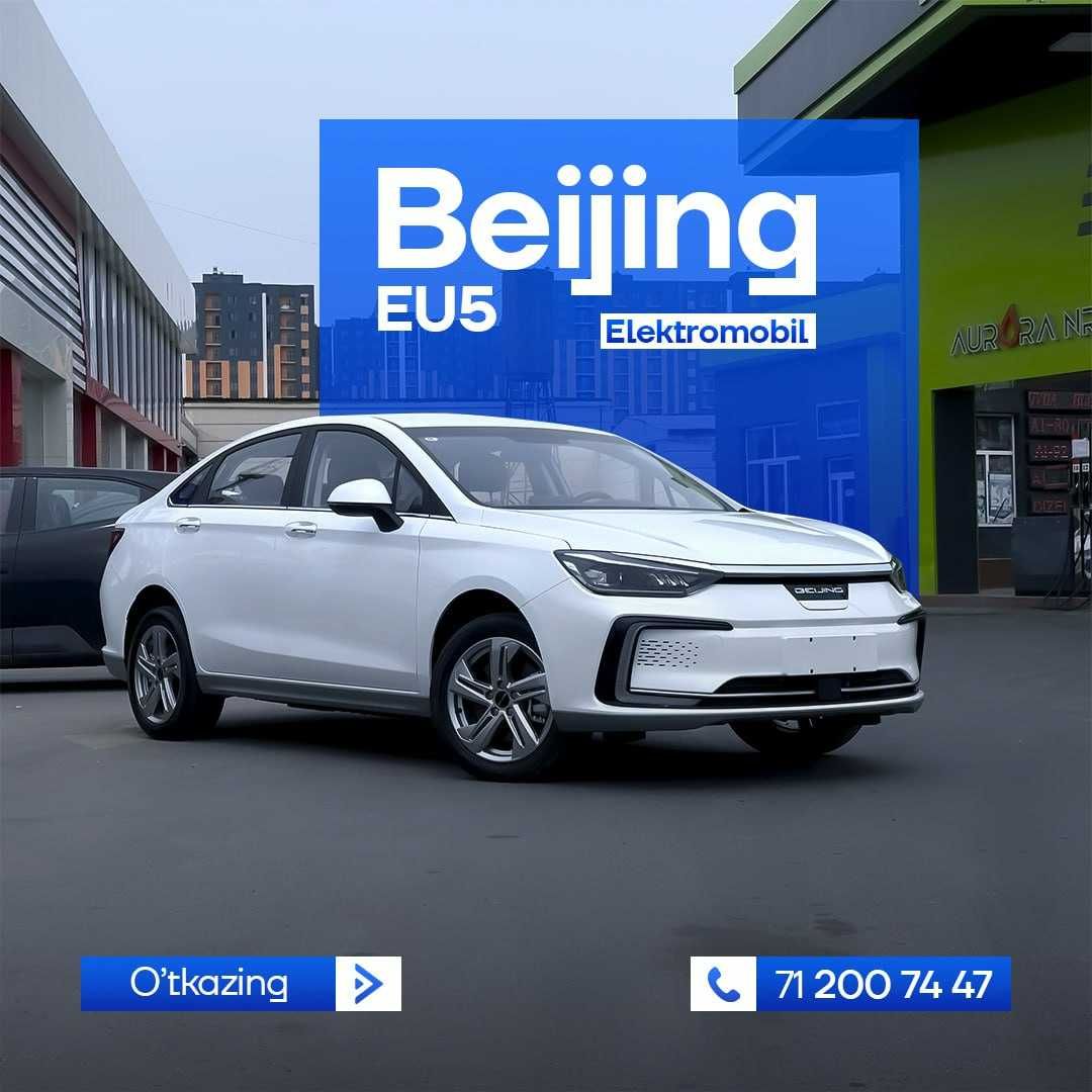 Арзон Електро Мобил BEIJING E Рассирочка килса болади 410 км 1 зарятда
