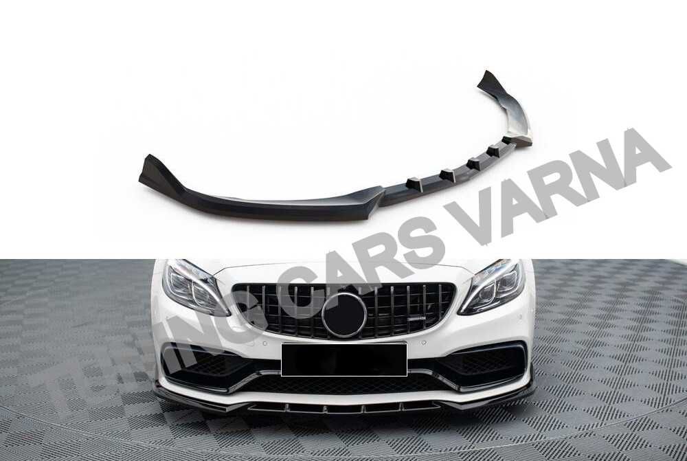 Лип за предна броня Мерцедес В205 АМГ Mercedes W205 AMG 6.3 2014 18