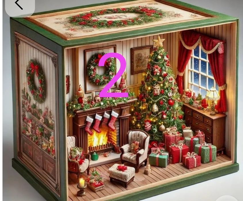 Двор и комната востока в миниатюре.