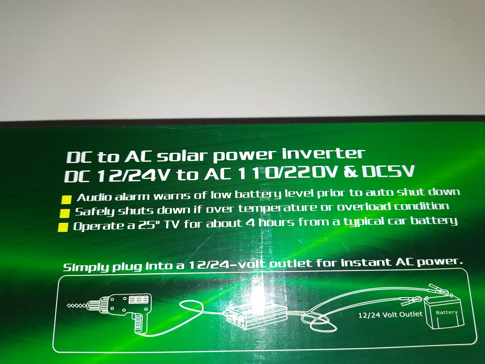 Invertor solar 12V 2000W ,USB, 220v Prize acumulator panou fotovoltaic