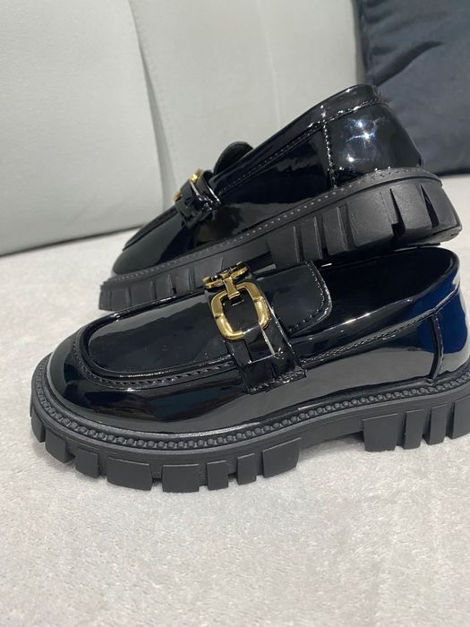 Черни мокасини нови