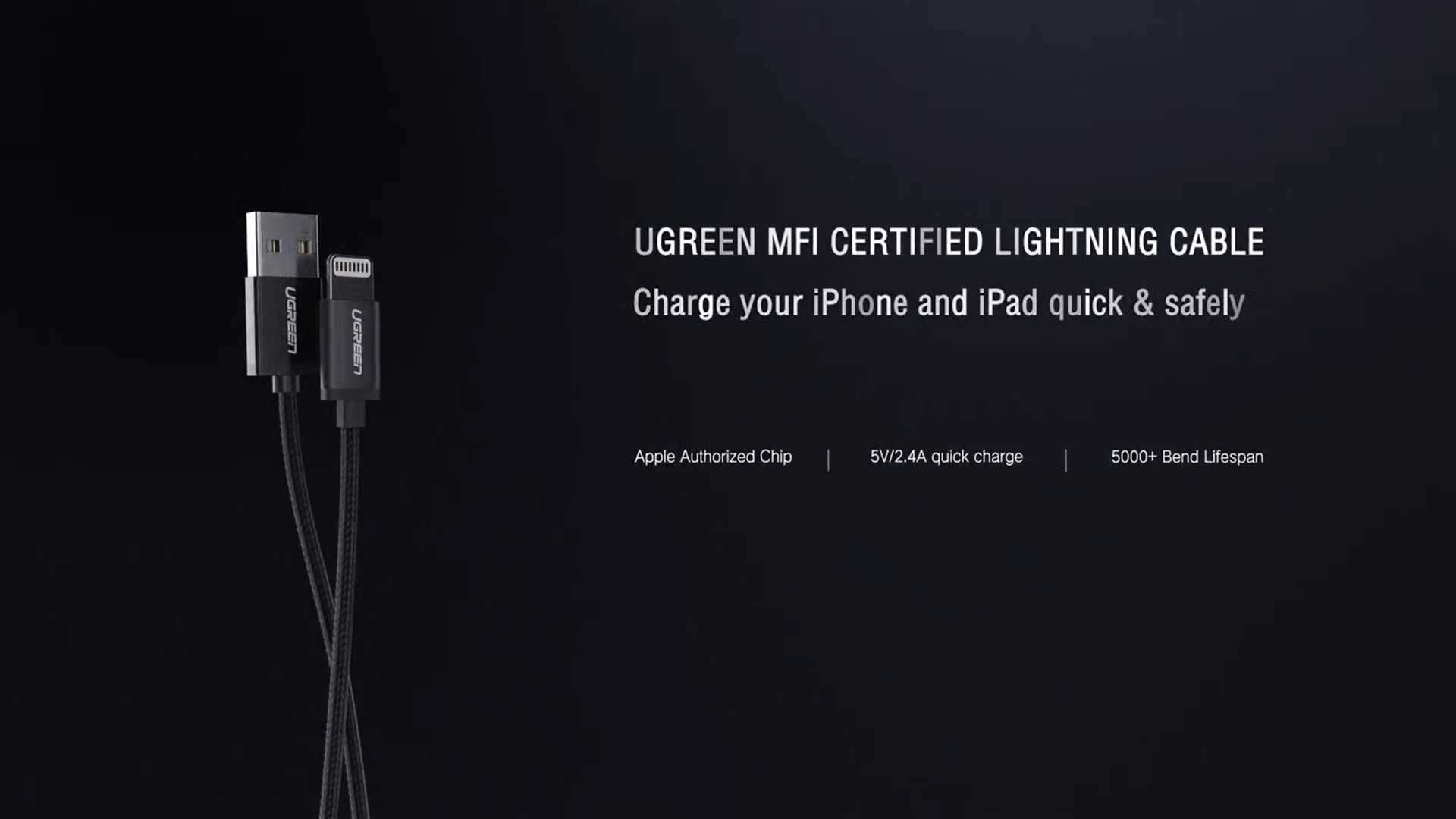 Cablu date iPhone Lightning - USB UGREEN