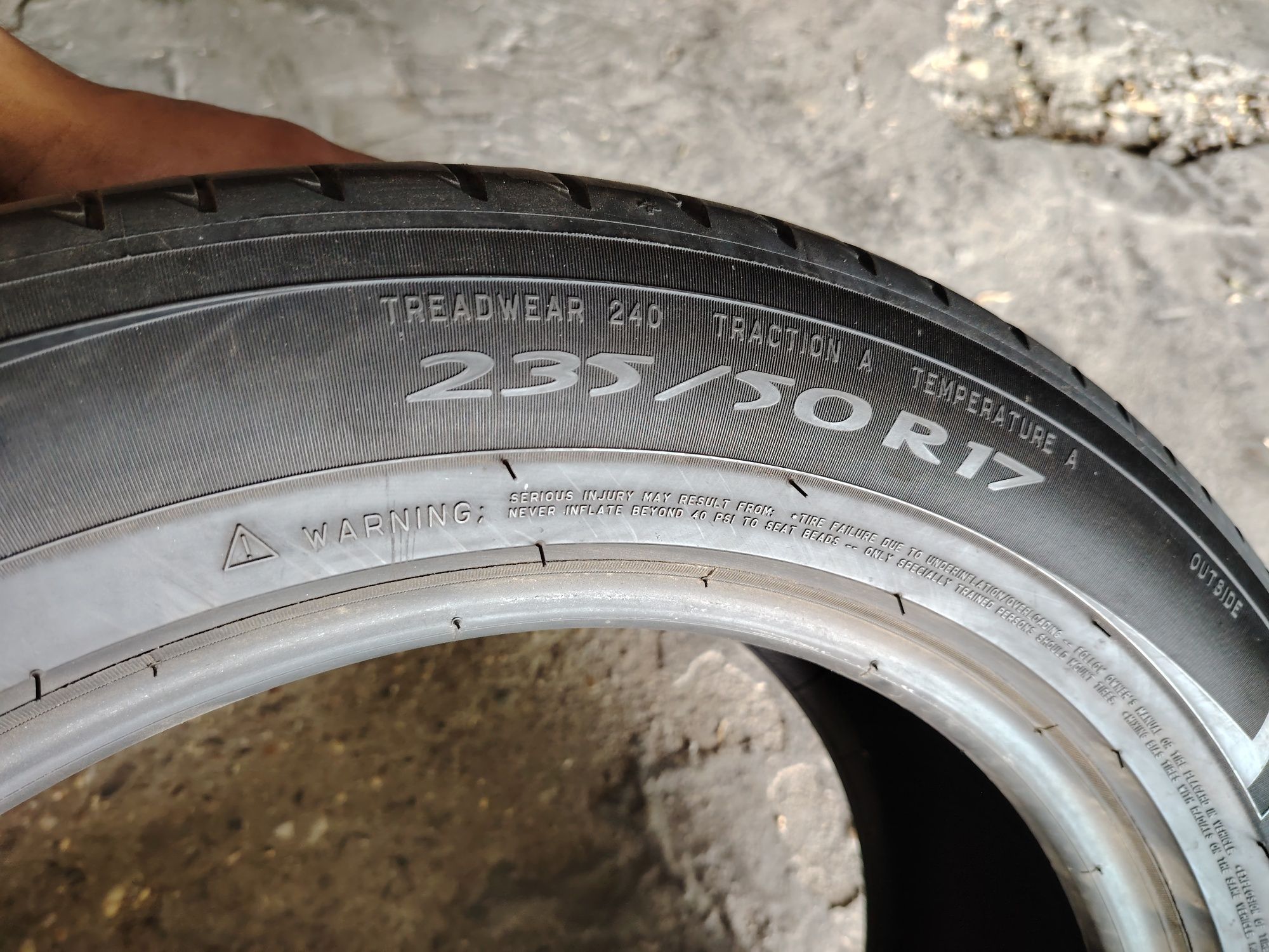 235/50 R17 Michelin Primacy de vară cu buză pt protectia jantelor