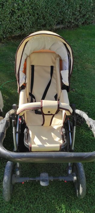 Детска количка Dizain Baby 2in1 Кожа