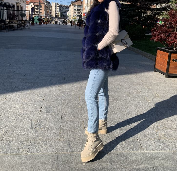 Vesta blana naturala