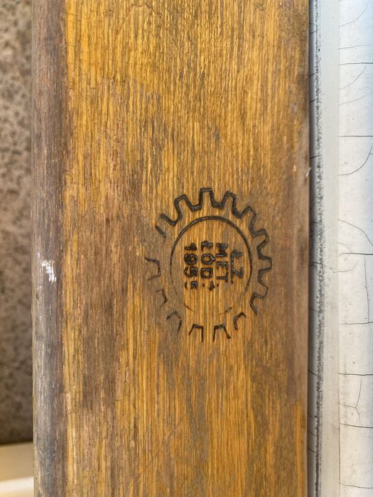 Антикварна метална преса за изстискване на пране