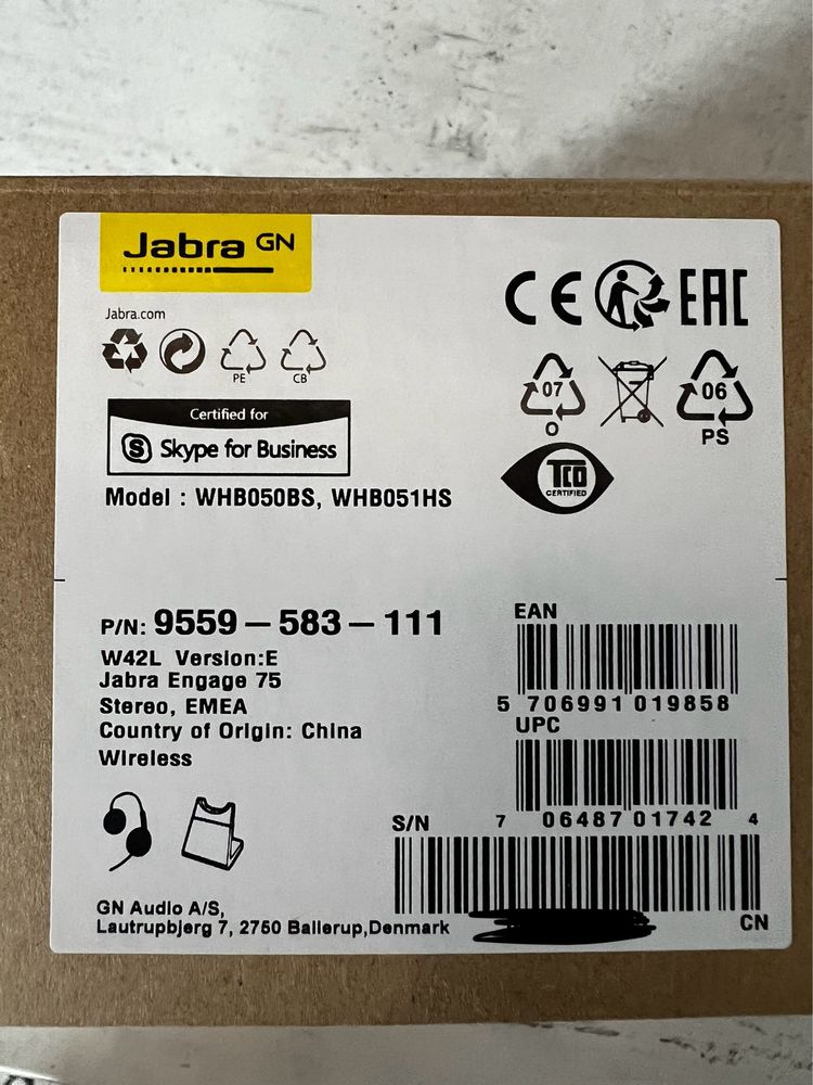 Слушалки Jabra Engage 75