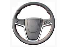 Кожен калъф за волан шиещ, Opel Astra J, Mokka, Insignia