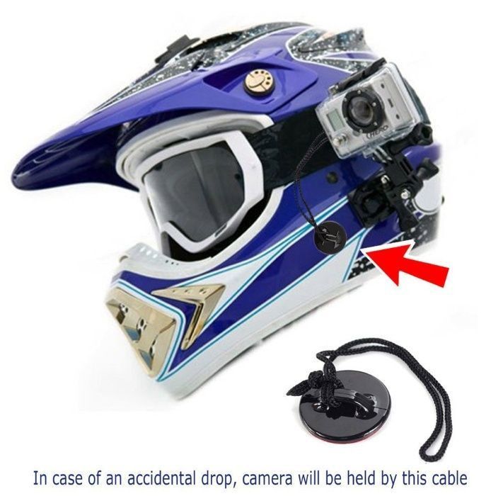 Комплект за каска uni helmet kit за екшън камери gopro и др