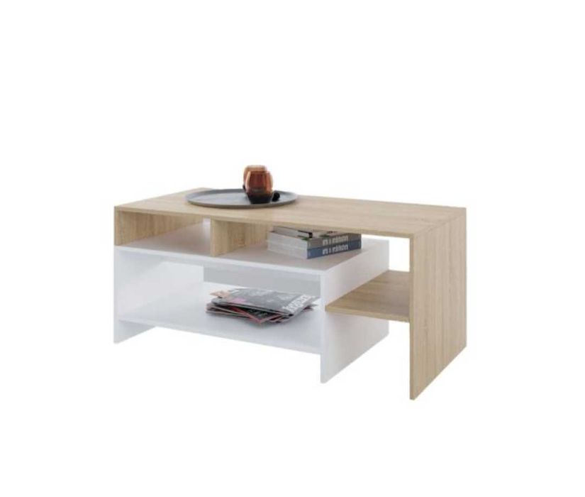 Нова холна маса Гент Дъб Сонома и Бяло