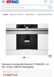 Espressor Siemens IQ700 incorporabil,
