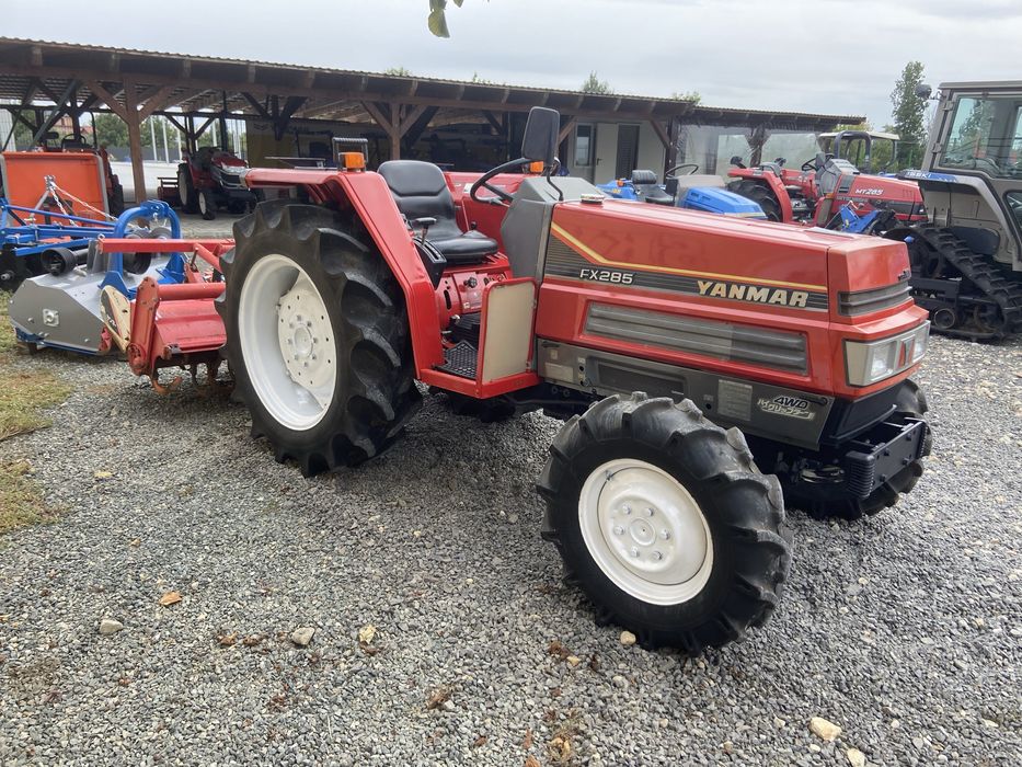 Tractor japonez Yanmar FX285, 4x4, 28cp, 4 pistoane + freza