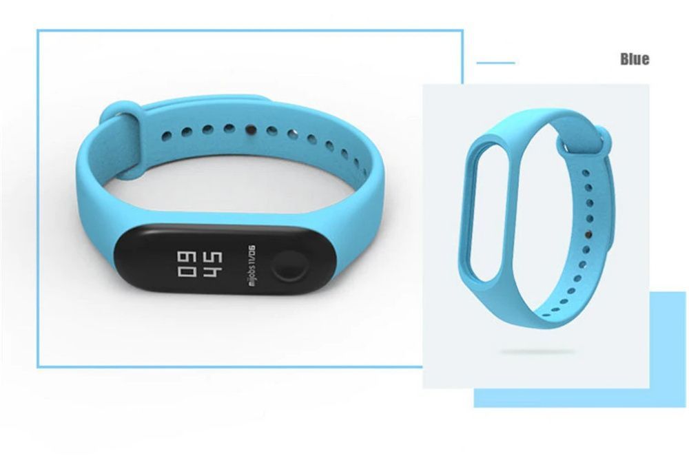Set 3 culori Curea Bratara Silicon Fitness Xiaomi Mi Band 3 Mi Band 4