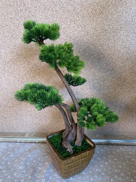 Искусственный цветы - бонсай! Ручная работа!