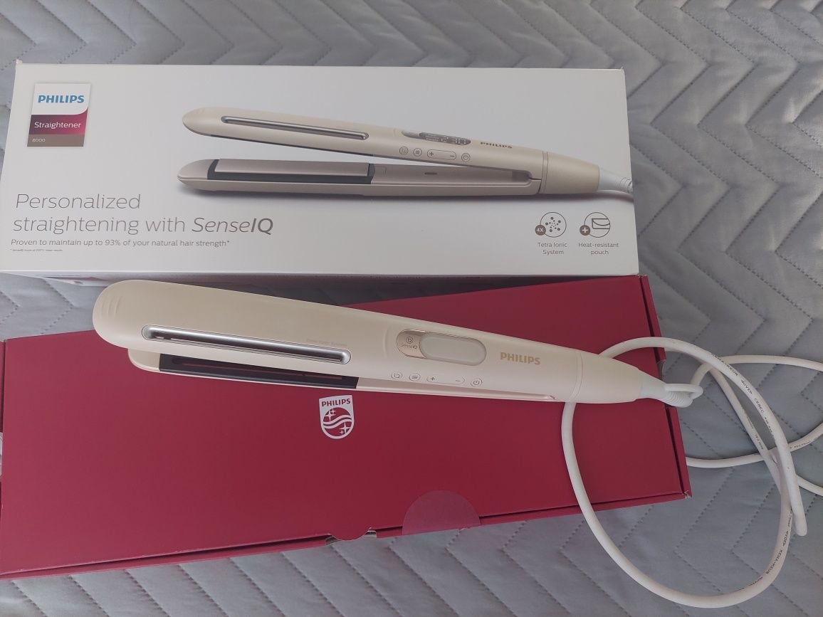 Преса за коса Philips SenseIQ Series 8000 BHS838/00, Сензор SenseIQ, 2