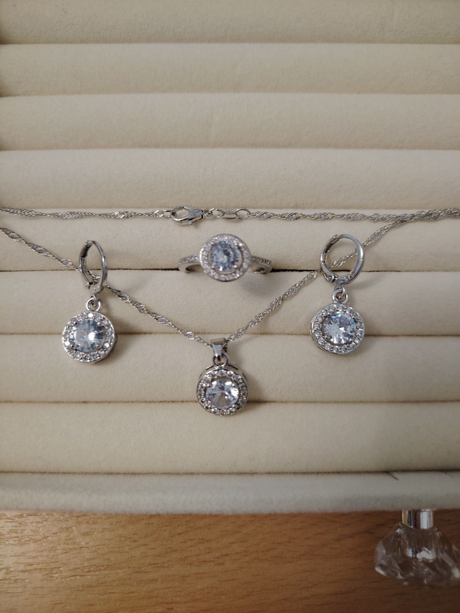 Set de bijuterii S925 cu zirconii size 7, 8