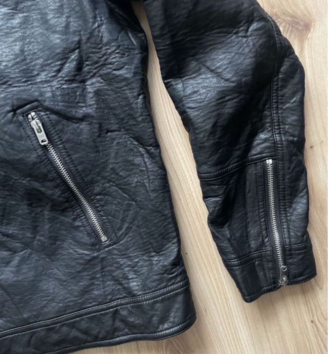 JACK & JONES / мъжко кожено яке XL