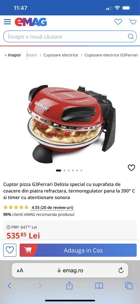 Cuptor pizza Gferrari