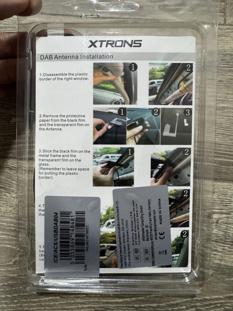USB Digital DAB+ Radio Tuner Антена и приемник за цифрово радио XTRONS