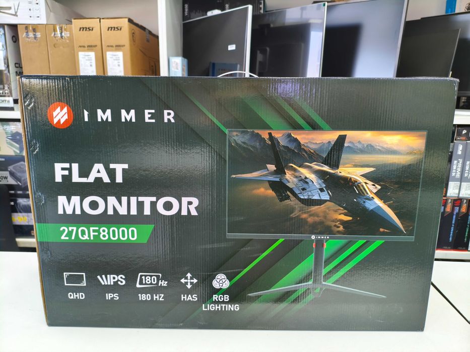 Монитор Immer 27" 2K 180Hz IPS QHD 27QF8000 (HDMI+DP) НОВЫЙ
