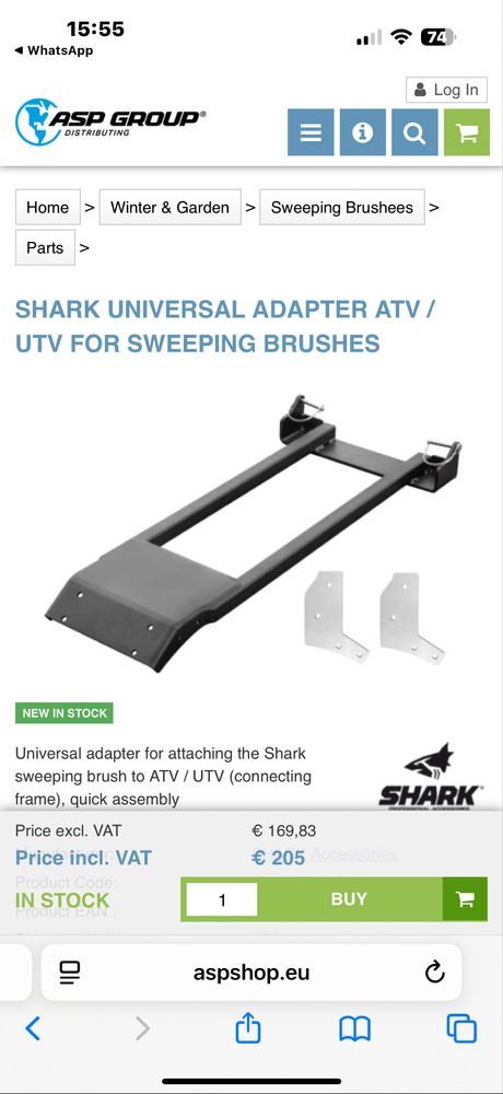 Tocator iarba special pentru atv cu motor Honda